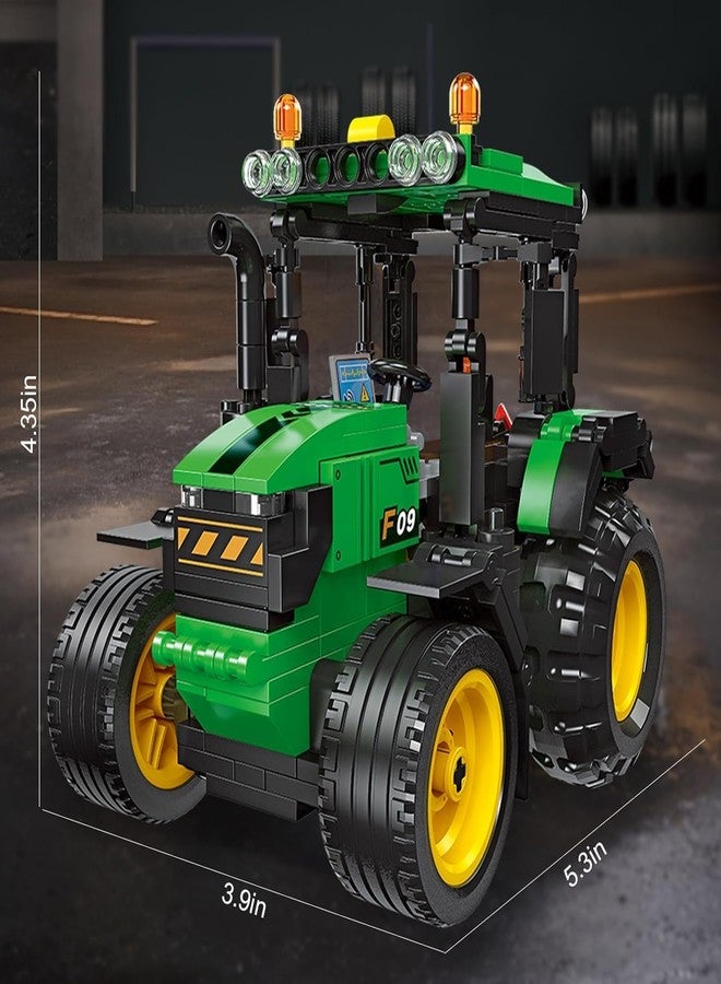 Babelly Farm Tractor Building Set for Kids,Pull Back Tractor Model Building Blocks Kit for Teens,Best Gift for Kids - Image 3